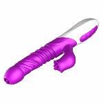 Вібратор - Silicone Vibrator, USB, 10 Function &Thrusting Function, Heating - мініатюра 6