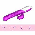 Вібратор - Silicone Vibrator, USB, 10 Function &Thrusting Function, Heating - мініатюра 10