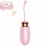 Віброяйце - Vibrating Silicone Love Egg Pink, USB, 10 Function, Heating, Voice Control - мініатюра 2