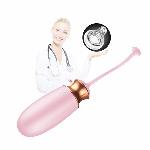Віброяйце - Vibrating Silicone Love Egg Pink, USB, 10 Function, Heating, Voice Control - мініатюра 4