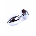 Анальна пробка - Jewellery Silver Plug Light Blue - мініатюра 3