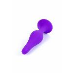 Анальна пробка - Silicone Purple Plug S - мініатюра 4