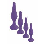 Анальна пробка - Silicone Purple Plug S - мініатюра 6