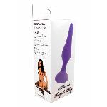 Анальна пробка - Silicone Purple Plug S - мініатюра 10