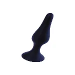 Анальна пробка - Silicone Black Plug S - мініатюра 1