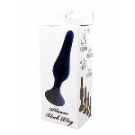 Анальна пробка - Silicone Black Plug S - мініатюра 5