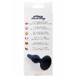 Анальна пробка - Silicone Black Plug M - мініатюра 7
