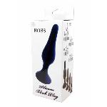 Анальна пробка - Silicone Black Plug XL - мініатюра 5