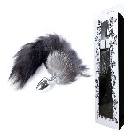Анальна пробка - Fox Tail Black 2XL - мініатюра 1