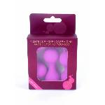 Набір вагінальних кульок - Silicone Kegal Balls Set Purple - мініатюра 5