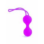 Набір вагінальних кульок - Silicone Kegal Balls Set Purple - мініатюра 6