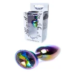 Анальна пробка - Jewellery Multicolour Plug Clear - мініатюра 1