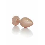 Анальна пробка - Jewellery Pearl Gold Plug Clear M - мініатюра 3