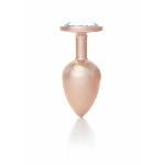 Анальна пробка - Jewellery Pearl Gold Plug Clear L - мініатюра 5