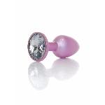 Анальна пробка - Jewellery Pearl Pink Plug Clear S - мініатюра 6