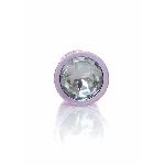Анальна пробка - Jewellery Pearl Pink Plug Clear M - мініатюра 4