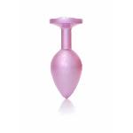 Анальна пробка - Jewellery Pearl Pink Plug Clear M - мініатюра 5