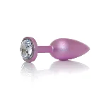 Анальна пробка - Jewellery Pearl Pink Plug Clear L - мініатюра 1