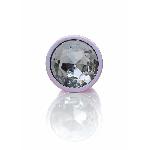 Анальна пробка - Jewellery Pearl Pink Plug Clear L - мініатюра 4