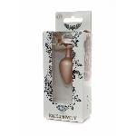 Анальна пробка - Jewellery Pearl Gold Heart Plug Clear S - мініатюра 7