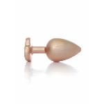 Анальна пробка - Jewellery Pearl Gold Heart Plug Clear L - мініатюра 2