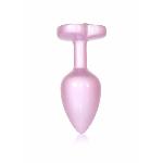 Анальна пробка - Jewellery Pearl Pink Heart Plug Clear S - мініатюра 4