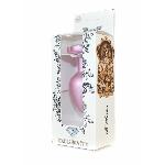 Анальна пробка - Jewellery Pearl Pink Heart Plug Clear M - мініатюра 6