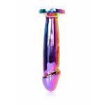 Анальна пробка - Jewellery Multicolour Penis Plug Clear M - мініатюра 6