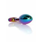 Анальна пробка - Jewellery Multicolour Plug Clear L - мініатюра 4