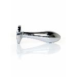Анальна пробка - Jewellery Silver Plug Clear S - мініатюра 4