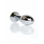 Анальна пробка - Jewellery Silver Plug Light Blue L - мініатюра 4