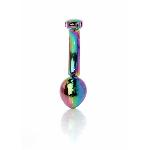 Анальна пробка - Jewellery Multicolour Curved Plug S - мініатюра 2