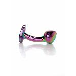 Анальна пробка - Jewellery Multicolour Curved Plug S - мініатюра 3