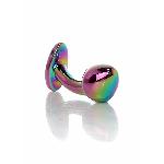 Анальна пробка - Jewellery Multicolour Curved Plug S - мініатюра 4