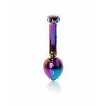 Анальна пробка - Jewellery Multicolour Curved Plug M - мініатюра 2