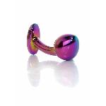Анальна пробка - Jewellery Multicolour Curved Plug M - мініатюра 4