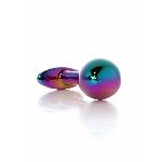 Анальна пробка - Jewellery Multicolour Curved Plug M - мініатюра 6