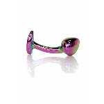 Анальна пробка - Jewellery Multicolour Curved Plug L - мініатюра 3