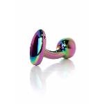 Анальна пробка - Jewellery Multicolour Curved Plug L - мініатюра 5