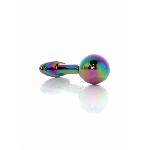 Анальна пробка - Jewellery Multicolour Curved Plug L - мініатюра 6