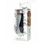 Анальна пробка - Jewellery Silicone Black Plug M Clear - мініатюра 6