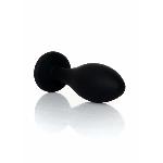 Анальна пробка - Jewellery Silicone Black Plug L Clear - мініатюра 4