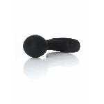 Анальна пробка - Silicone Black Curved Plug S - мініатюра 3