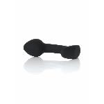 Анальна пробка - Silicone Black Curved Plug S - мініатюра 4