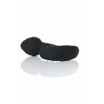 Анальна пробка - Silicone Black Curved Plug S - мініатюра 5