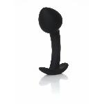 Анальна пробка - Silicone Black Curved Plug M - мініатюра 2