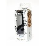 Анальна пробка - Silicone Black Curved Plug L - мініатюра 6