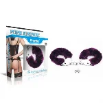 Наручники - Fetish Pleasure Fluffy Hand Cuffs Purple - мініатюра 1