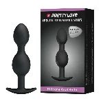 Анальна пробка - Pretty Love Special Anal Stimulation Anal Balls 4.92" Black - мініатюра 1