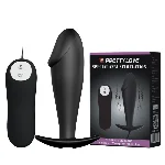 Анальна пробка - Pretty Love Special Anal Stimulation Vibrating Penis Black - мініатюра 1